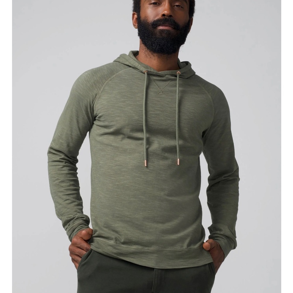 NEW GoodMan- softest cotton ever, pull over hoodie.No tags,copper hardware.Small